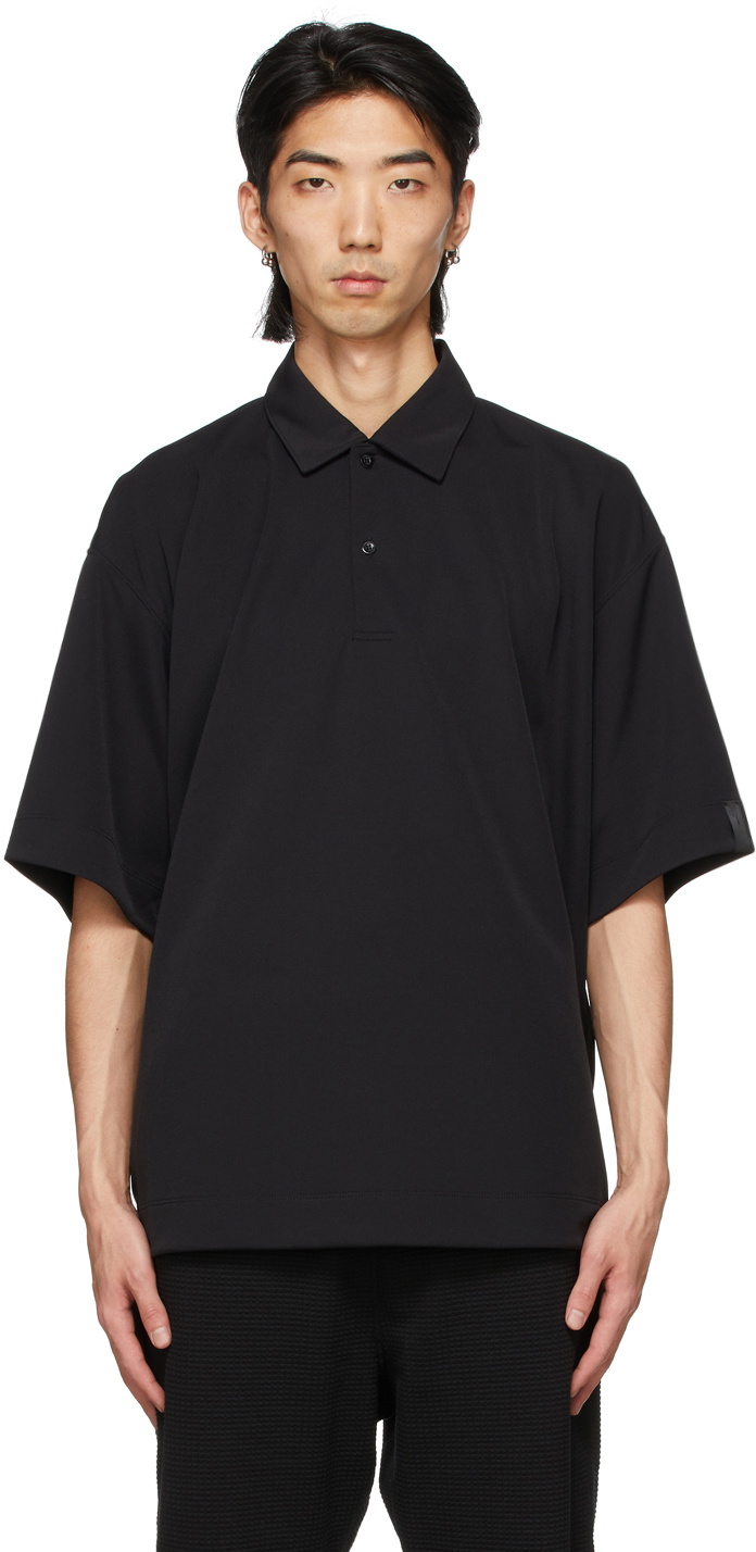 N.Hoolywood Black Pique Polo