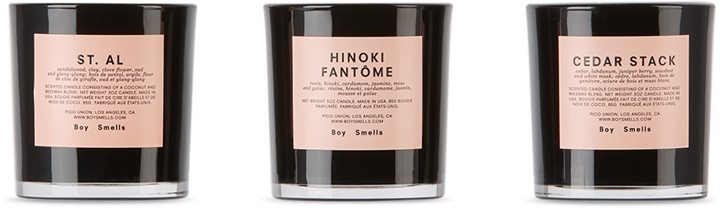 Photo: Boy Smells Cedar, Hinoki, St. Al Votive Candle Set