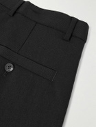 Rick Owens - Geth Straight-Leg Grain de Poudre Wool Trousers - Black