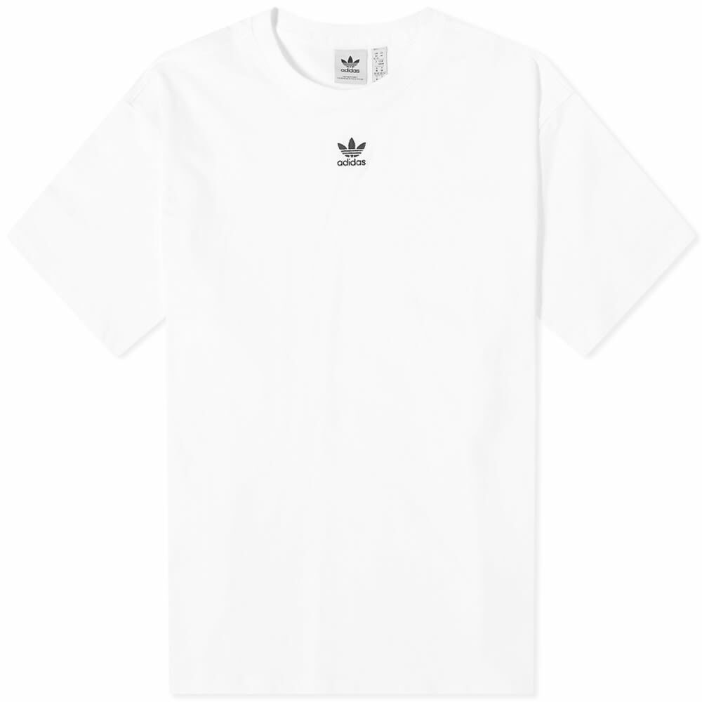 Adidas Women\'s Oversize Trefoil Essential T-Shirt in White adidas