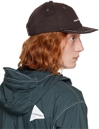 and wander Brown Cotton Twill Cap