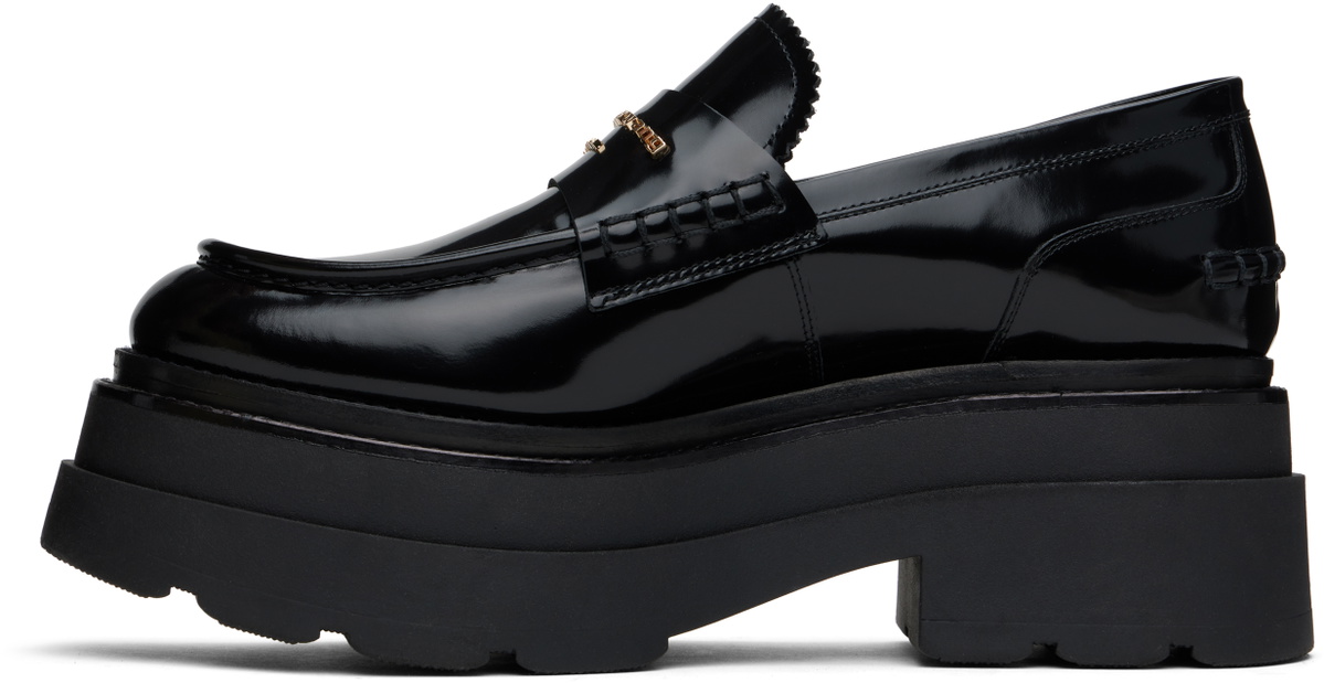 Alexander Wang Black Carter Platform Loafers