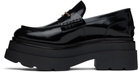 Alexander Wang Black Carter Platform Loafers