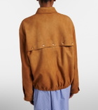 Miu Miu Suede blouson jacket