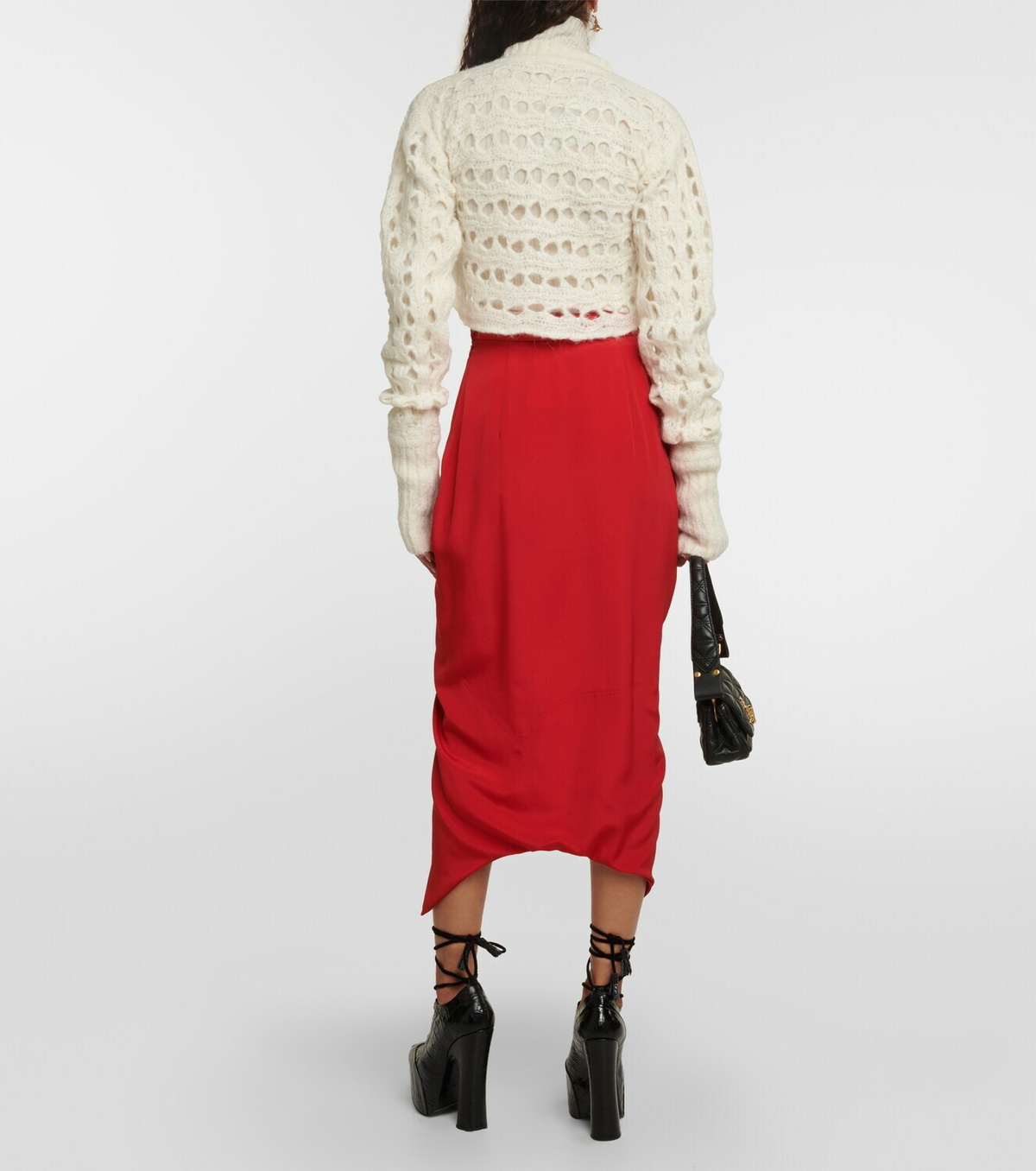 Vivienne Westwood Open-knit alpaca-blend cardigan Vivienne Westwood