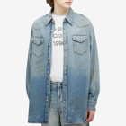 Acne Studios Men's Karty Denim Overshirt in Trafalgar