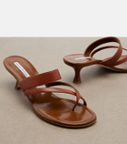 Manolo Blahnik Susa leather thong sandals