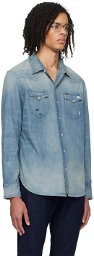Polo Ralph Lauren Blue Western Denim Shirt