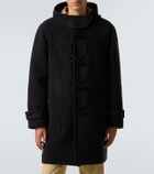 Burberry Hooded wool twill coat
