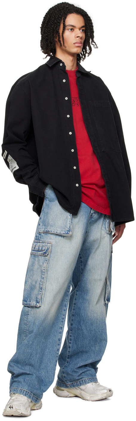 B1ARCHIVE Black Oversized Long Sleeve Shirt