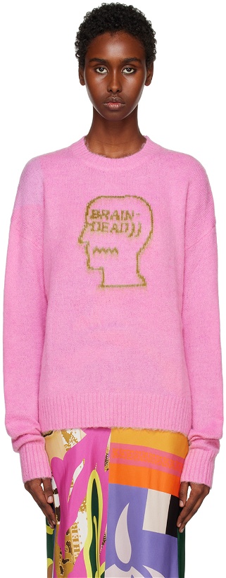 Photo: Brain Dead Pink Superfuzz Sweater