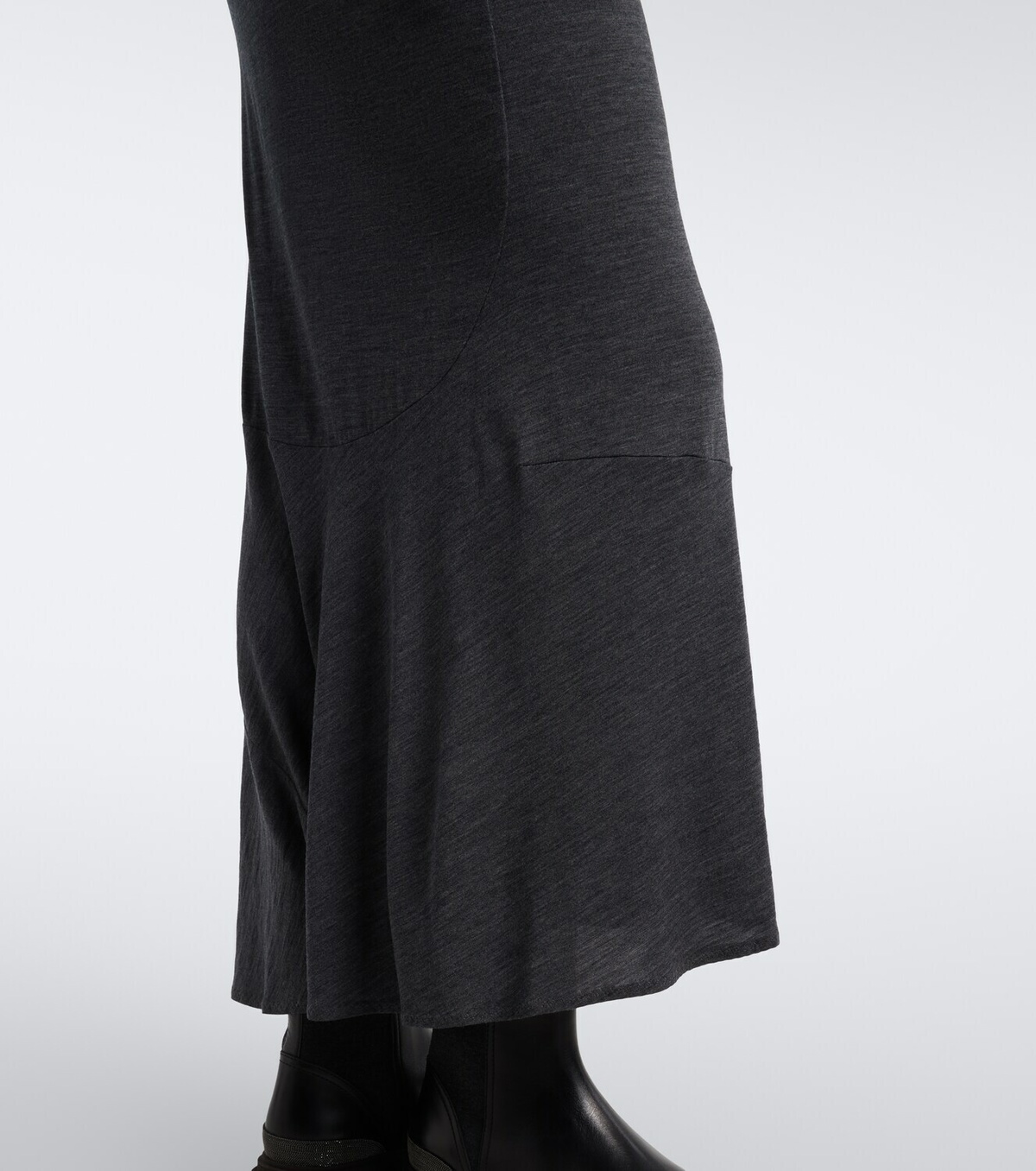 Junya Watanabe Wool jersey maxi skirt