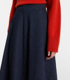 Altuzarra Varda denim midi skirt