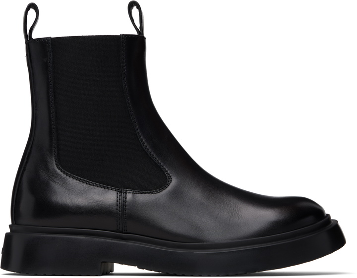Photo: Proenza Schouler Black Bank Chelsea Boots