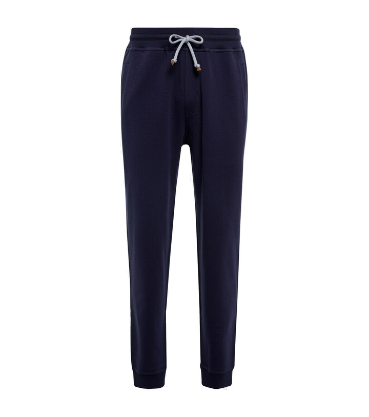 Photo: Brunello Cucinelli - Cotton-blend sweatpants