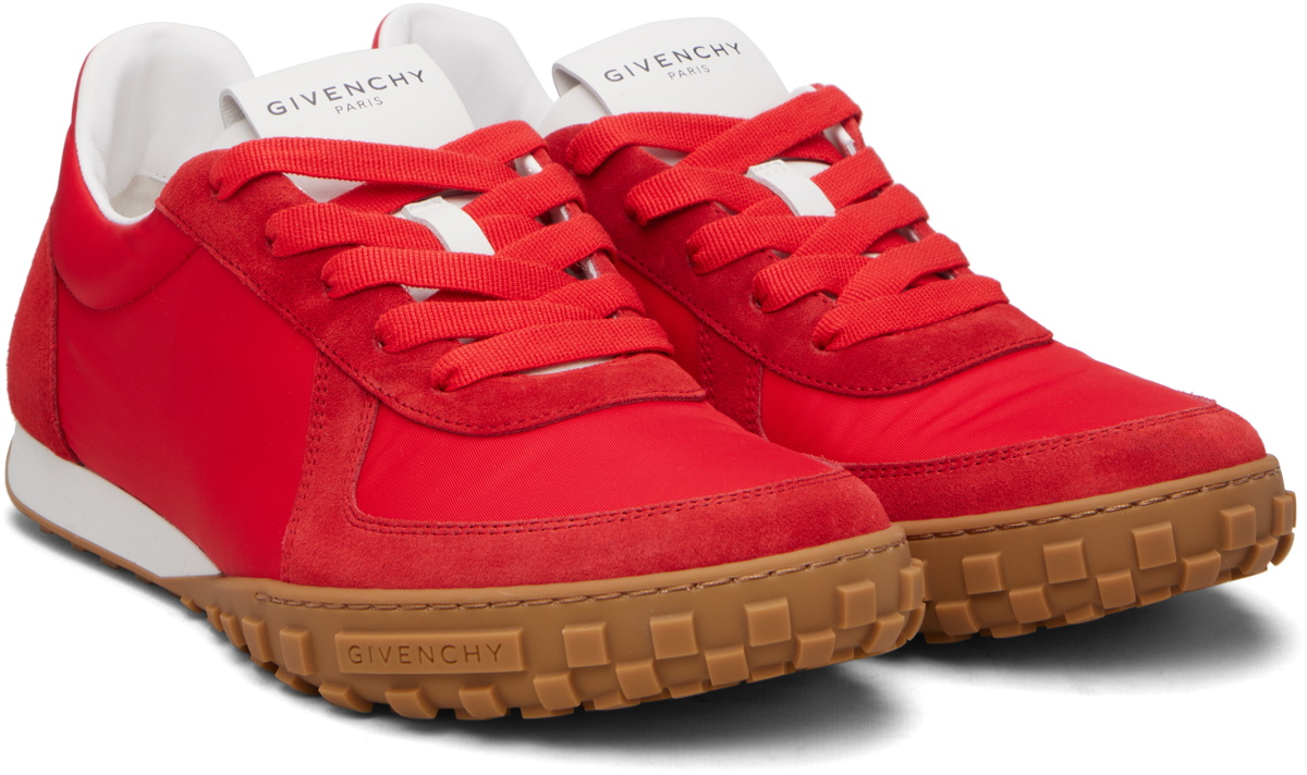 Givenchy Red Glide Runner Sneakers