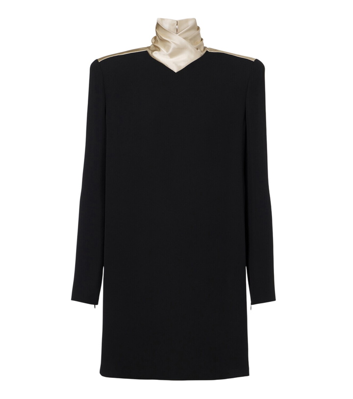Photo: Valentino Cady Couture satin-trimmed minidress