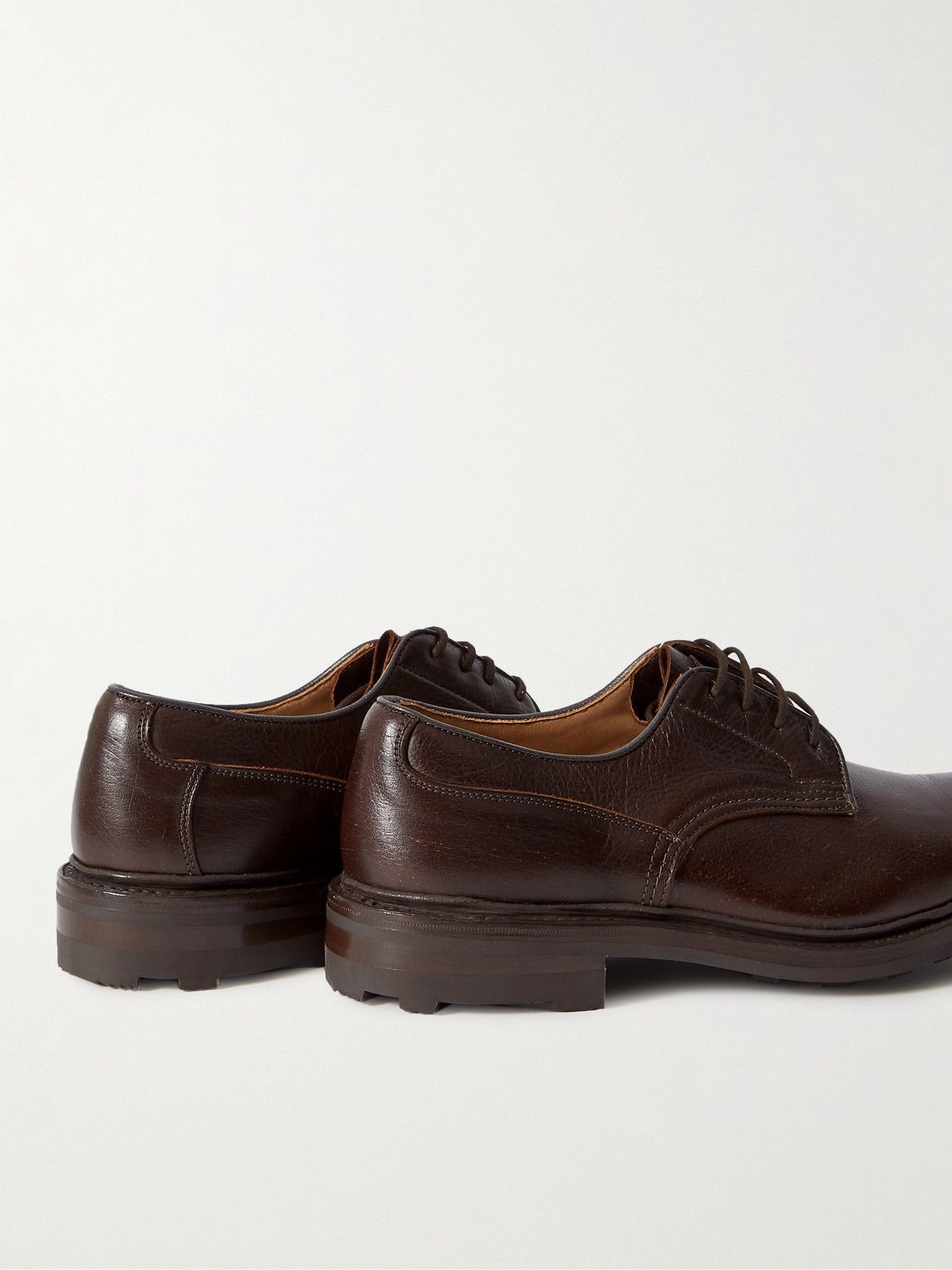 Tricker's - Woodstock Leather Derby Shoes - Brown Tricker's