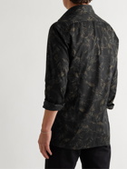 KITON - Printed Cotton-Twill Shirt - Black