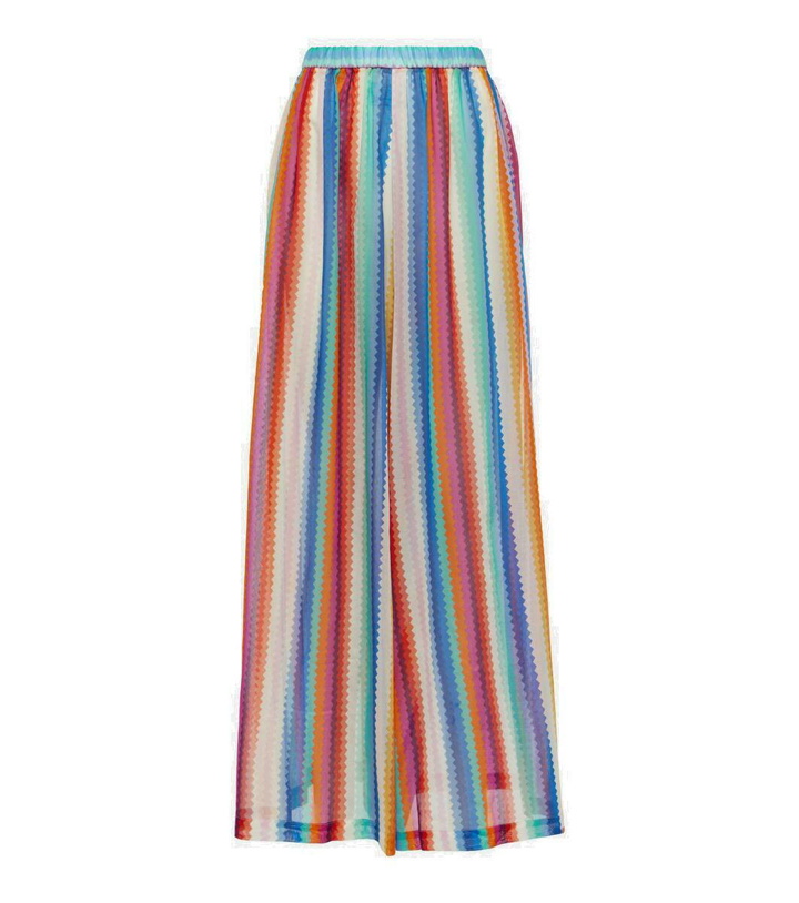 Photo: Missoni Mare Striped cotton and silk wide-leg pants