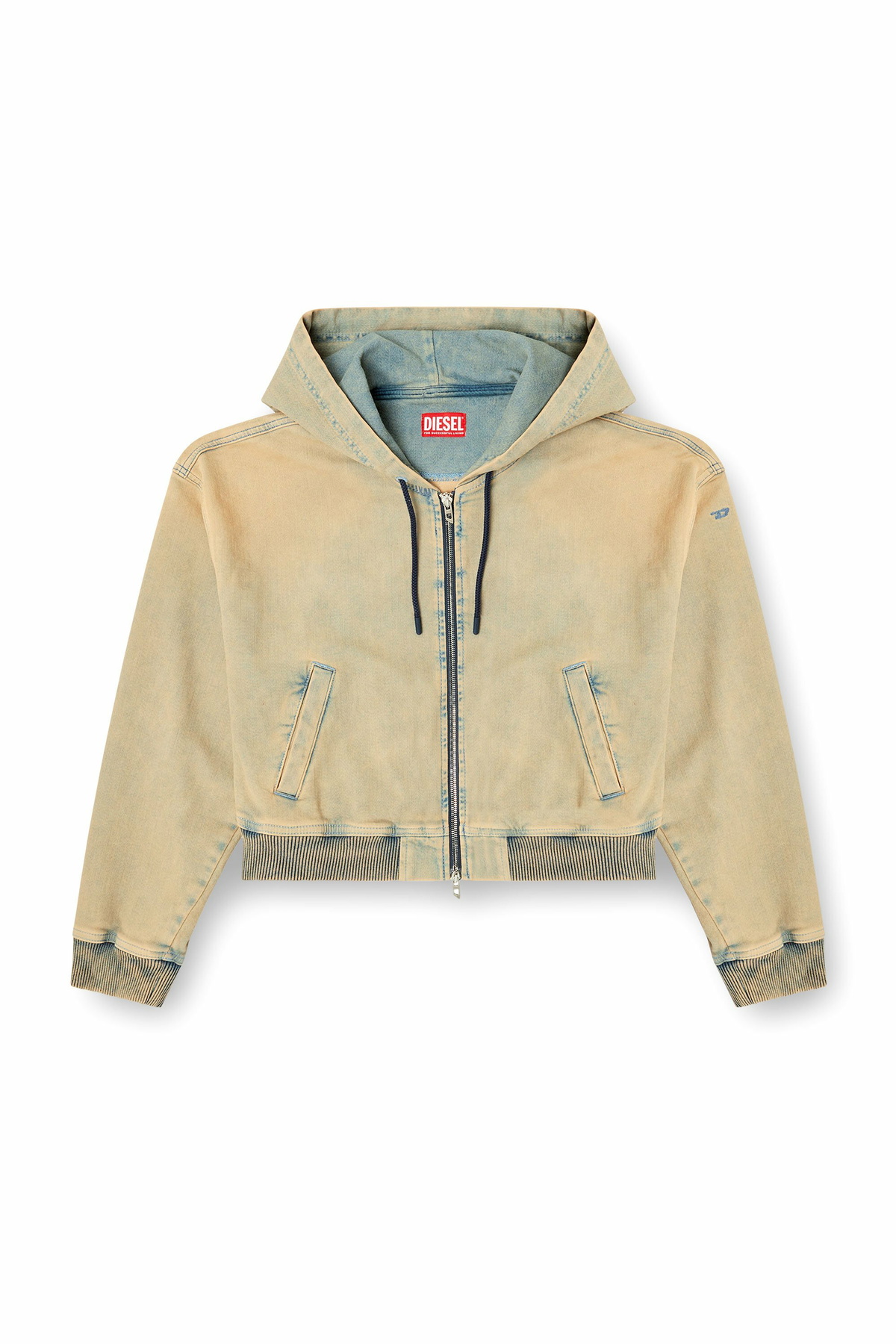 Diesel Zipped hoodie in coloured Jogg Jeans - Sweaters Womens in Multicolor
