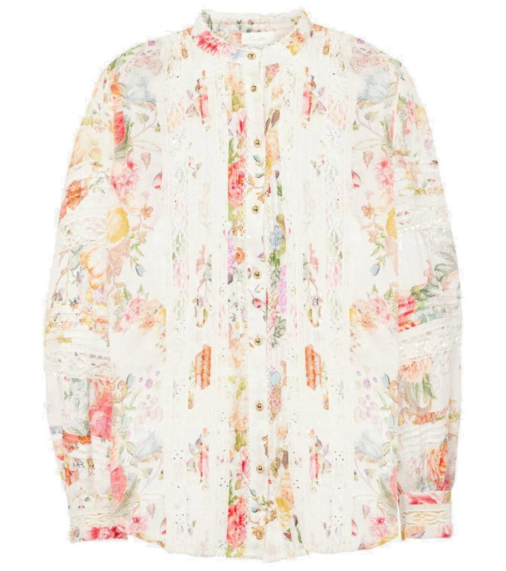 Photo: Camilla Sew Yesterday floral cotton blouse