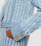 Nina Ricci Striped denim jacket