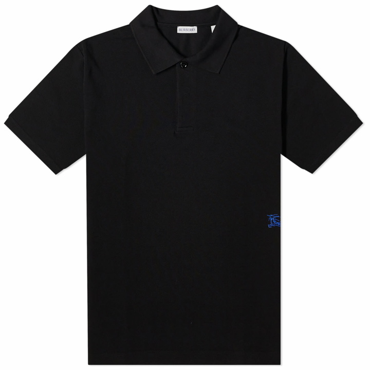 Photo: Burberry Men's EKD Logo Polo Shirt in Black