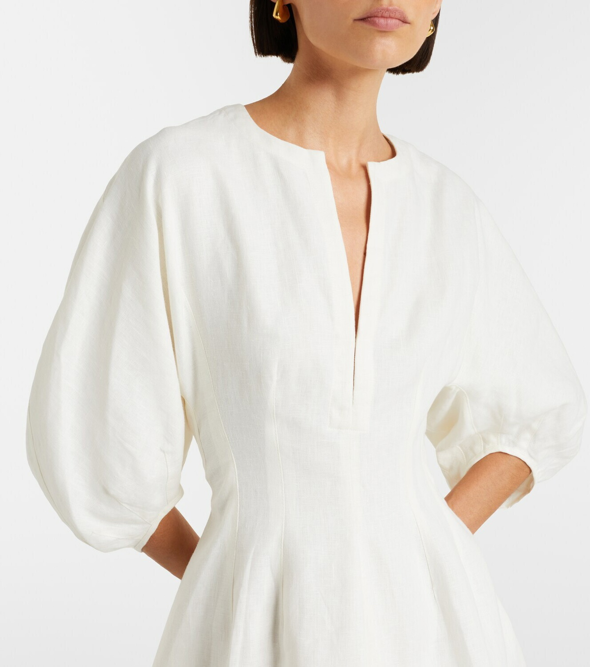 Faithfull Soleil linen minidress