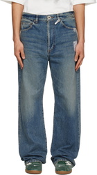 Maison MIHARA YASUHIRO Blue Flared Jeans