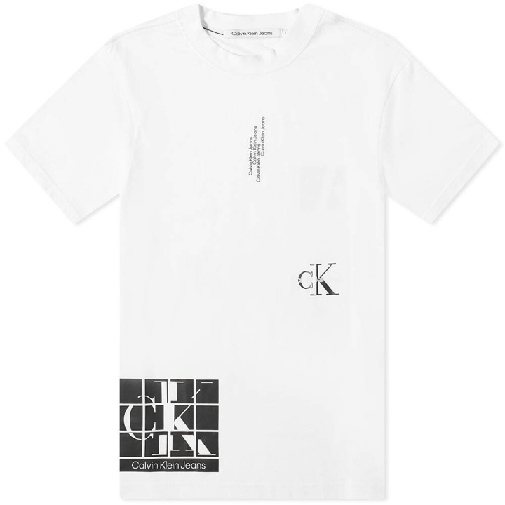 Photo: Calvin Klein Men's Urban Multi Graphic T-Shirt in Bright White