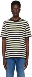 PS by Paul Smith White & Black Striped T-Shirt