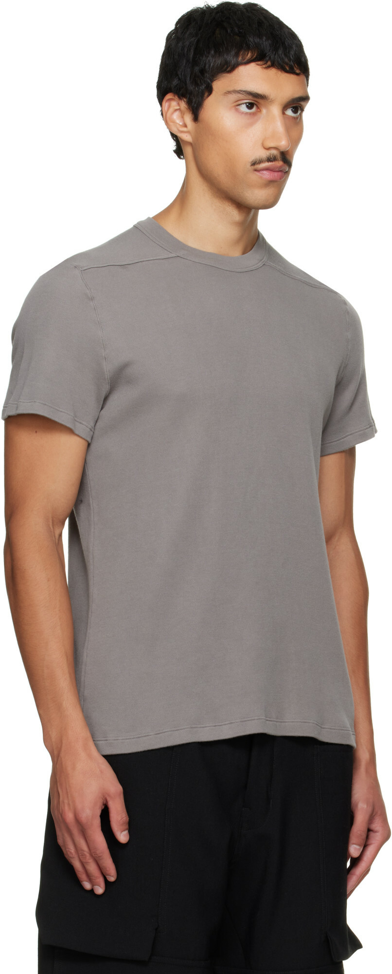 Rick Owens Gray Tower Short Level T-shirt