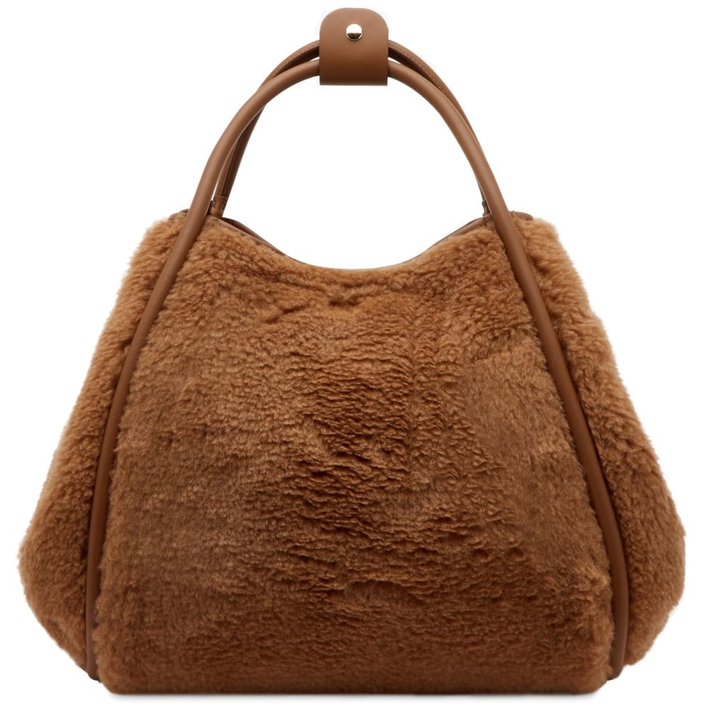 Max Mara Women's Large Teddy Tote in Camel Max Mara