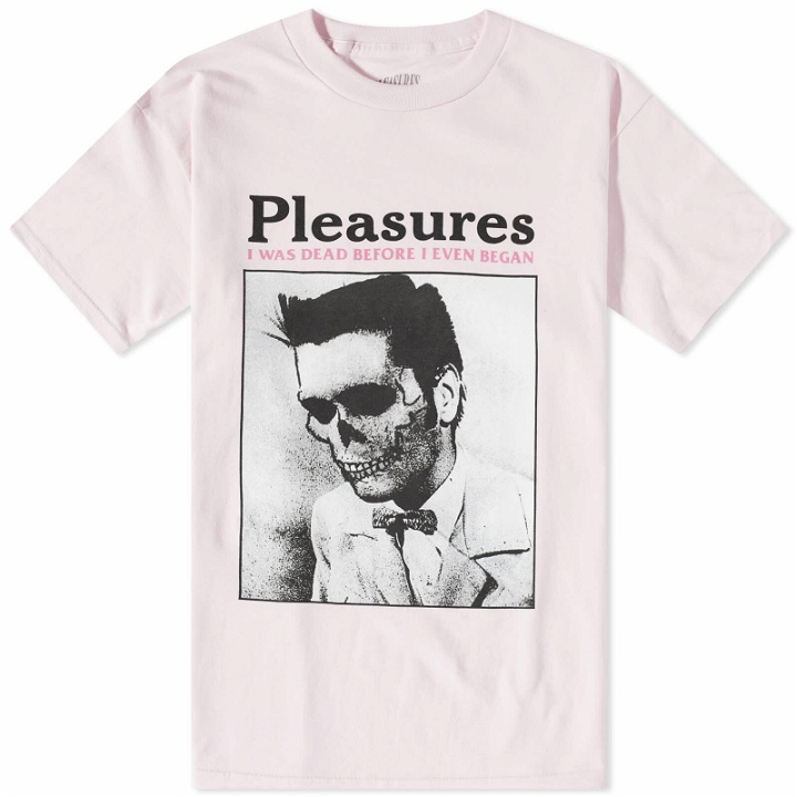 Photo: Pleasures Men's Dead T-Shirt in Pink