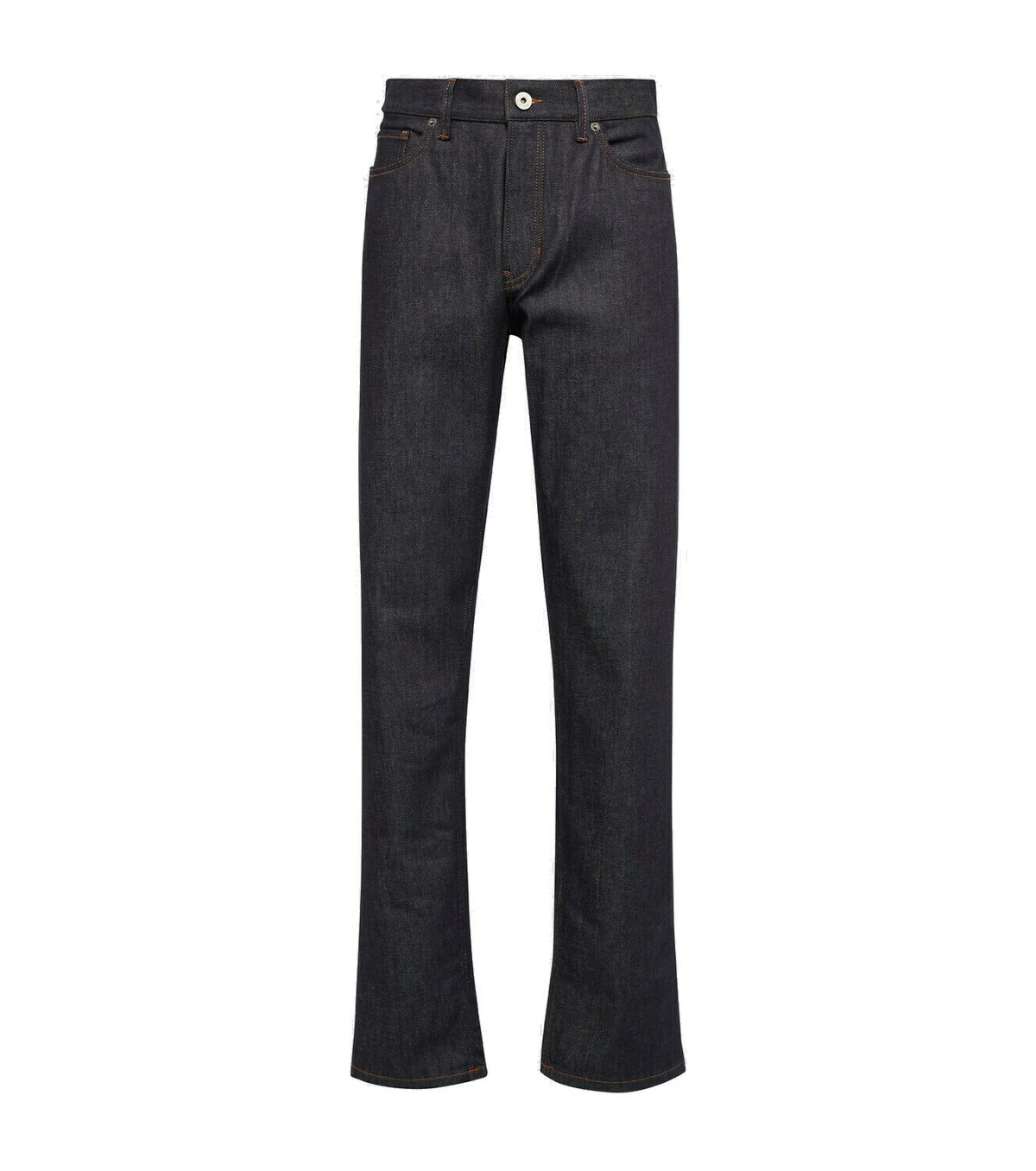 0000~ZZEGNA 17cm stone washed Mid-rise waist slim fit jeans