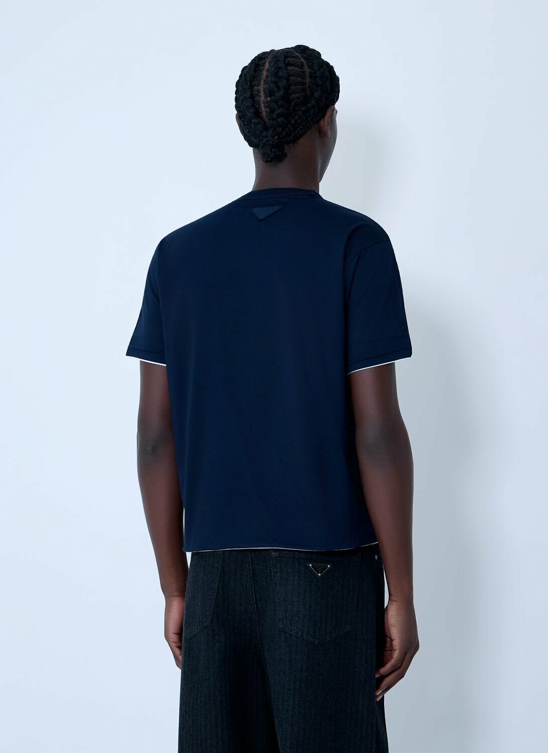 Prada Logo Motif T-Shirt