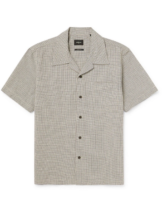 Photo: Bellerose - Faraway Checked Cotton and Linen-Blend Shirt - Gray
