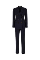 Tagliatore Navy Blue Wool Blend Suit