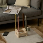ferm LIVING Newel Modular Candle Holder - Set of 6 in Travertin 