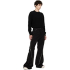 Rick Owens Black Tower Bolan Banana Trousers