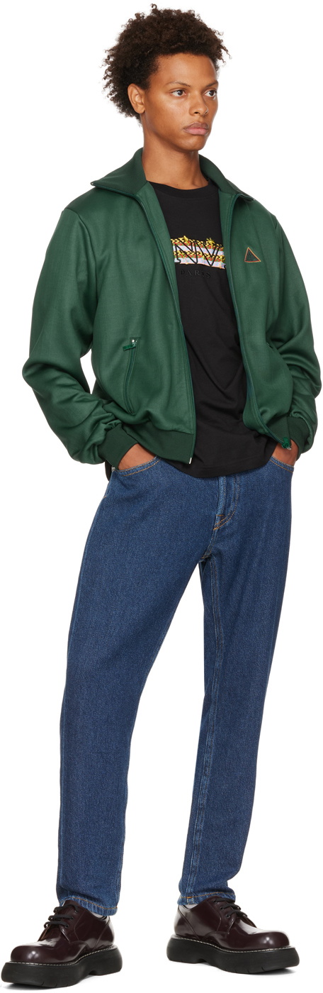 Lanvin Green Embroidered Jacket Lanvin