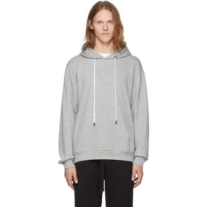 Pyer Moss Grey Round 2 Hoodie Pyer Moss