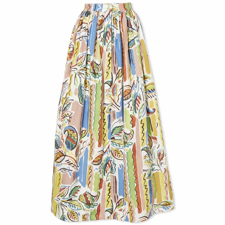 Photo: L.F. Markey Women's Isaac Skirt in Painted Paisley