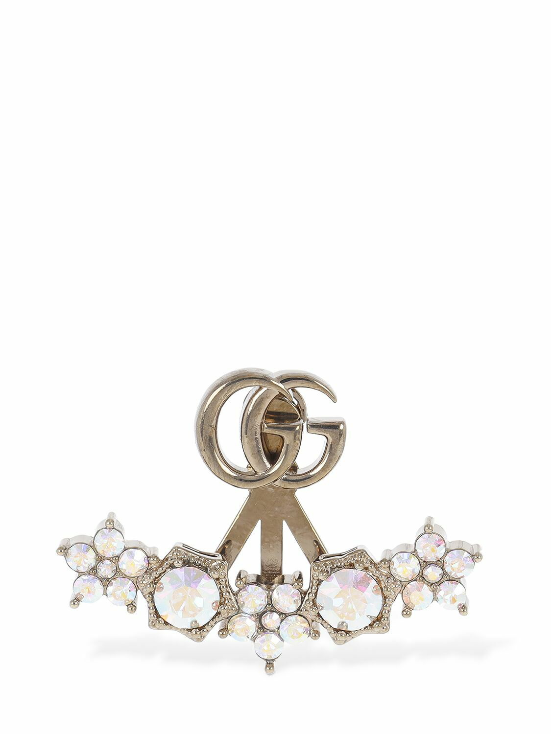 Gg Marmont Brass Earrings