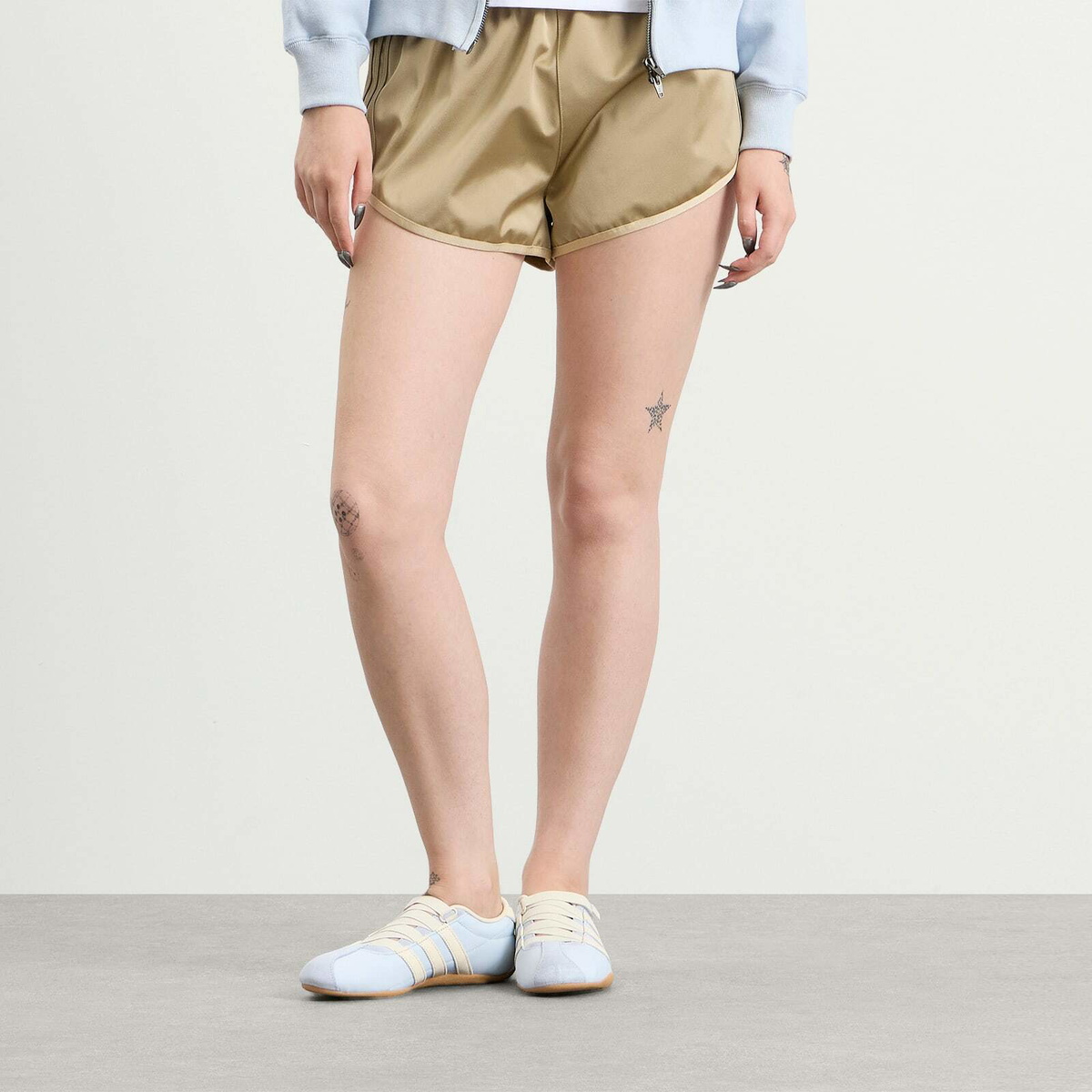 Adidas Women's Munich 93 Short in Tech Metal