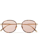 Dior Eyewear - DiorBlackSuit S2U Round-Frame Tortoiseshell Acetate and Gold-Tone Sunglasses