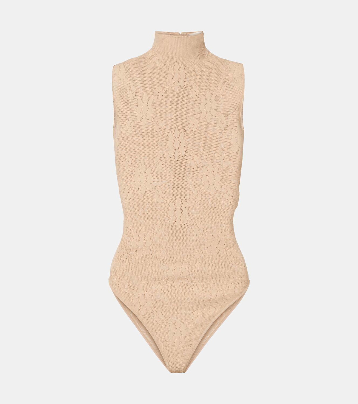 Victoria Beckham Sheer high-neck lace bodysuit
