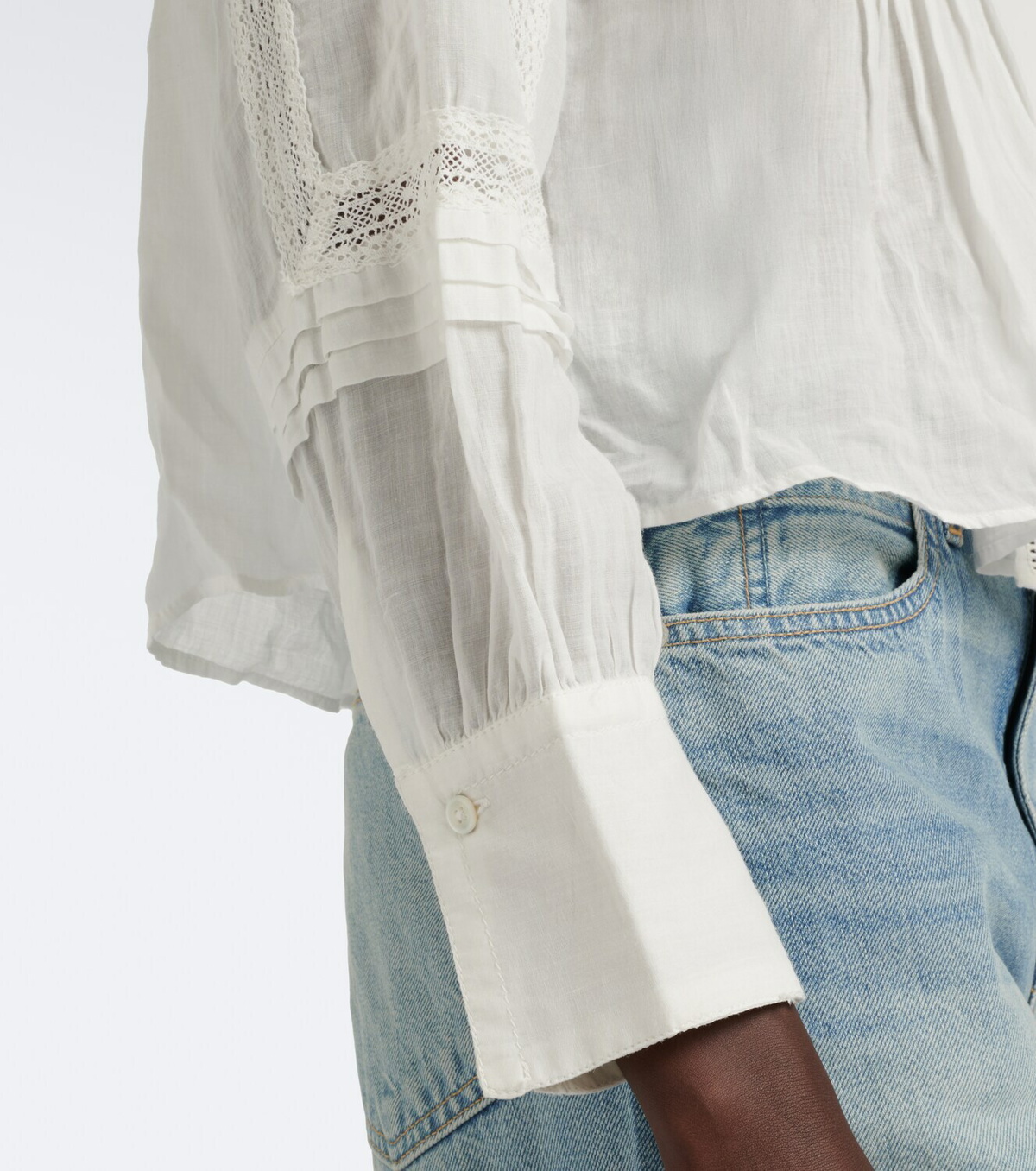 Veronica Beard Sawyer ramie blouse