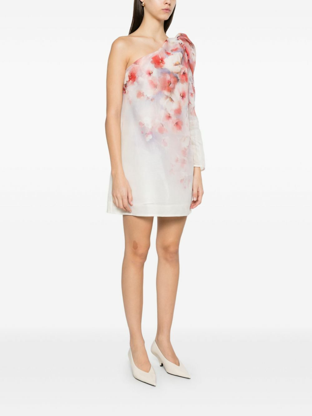 zimmermann asymmetric mini dress Crush Asymmetrical Zimmermann The Rebellion linen and clearanceSale Dion Lee Cut-out Backless Color:Chocolate